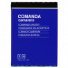 Tradineur - Pack de 6 talonarios comandas camarero, 75 hojas, 25 juegos original + 2 copias, autocopiativas, matriz de corte y t
