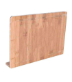 Tradineur - Tabla para cortar de madera bambú, colocación en borde de encimera de cocina, resistente, hogar, 5 x 35 x 24,5 cm