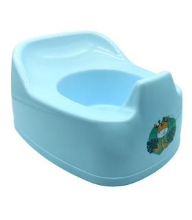 Tradineur - Orinal infantil de plástico, wc, inodoro de aprendizaje, urinario portátil, puericultura, niños, baño, fácil de limpiar, fabricado en España (Blanco, 14,3 x 22 x 27,2 cm)