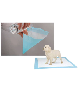 Tradineur - Empapadores de entrenamiento para mascotas - Superabsorbente, Antibacterianos, No tóxico, reciclable, anti-malos olores - 10 Unidades - 60 x 60 cm