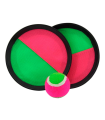 Tradineur - Juego de pelota de velcro, juguete para lanzar, juego de pelota Toss and Catch, actividades al aire libre, incluye 1 pelota - Ø 20,5 cm