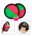 Tradineur - Juego de pelota de velcro, juguete para lanzar, juego de pelota Toss and Catch, actividades al aire libre, incluye 1 pelota - Ø 20,5 cm