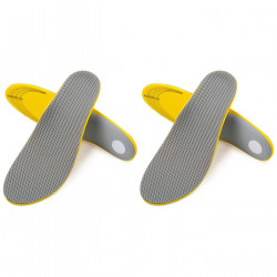 Tradineur - Pack de 2 Pares de Plantillas Ortopédicas Recortables - Soporte para Arco - Transpirables para Pies - Alivian la Pre