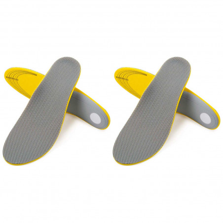 Tradineur - Pack de 2 Pares de Plantillas Ortopédicas Recortables - Soporte para Arco - Transpirables para Pies - Alivian la Pre