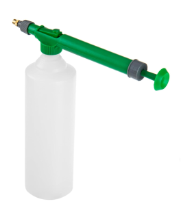 Tradineur - Pack de 3 Pulverizadores para botellas - Fabricado en Plástico - Herramienta de riego manual para plantas - 29 cm - Color Verde