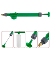 Tradineur - Pack de 3 Pulverizadores para botellas - Fabricado en Plástico - Herramienta de riego manual para plantas - 29 cm - Color Verde