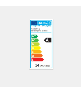 Tubo circular led T9, 14W, 6000K, 1400 lm, 185-265V, luz día, tubo circular cocina, 20 x 3 cm