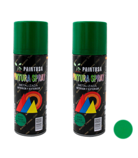 Montoro - Pack 2 botes de pintura en spray verde metalizado M302 200 ml, válido para multtud de superficies de interior y exterior