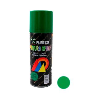 Montoro - Bote de pintura en spray verde metalizado M302, 200 ml, válido para multitud de superficies de interior y exterior