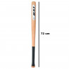 Tradineur - Bate de béisbol de madera, agarre ergonómico, prácticas, entrenamientos, deporte, aire libre, adolescentes, adultos,