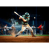 Tradineur - Bate de béisbol de madera, agarre ergonómico, prácticas, entrenamientos, deporte, aire libre, adolescentes, adultos,