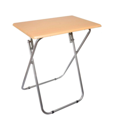 Mesa plegable de madera y metal de 71 x 70 x 50 cm. Mesado individual plegable ideal para hogar o como mesa auxiliar en hostelería. Mesa auxiliar para distintos usos