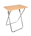 Mesa plegable de madera y metal de 71 x 70 x 50 cm. Mesado individual plegable ideal para hogar o como mesa auxiliar en hostelería. Mesa auxiliar para distintos usos