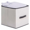 Tradineur - Organizador cuadrado de tela con asa, cajón plegable, ordenación, ropa, fácil de limpiar, antipolvo, antihumedad, 31
