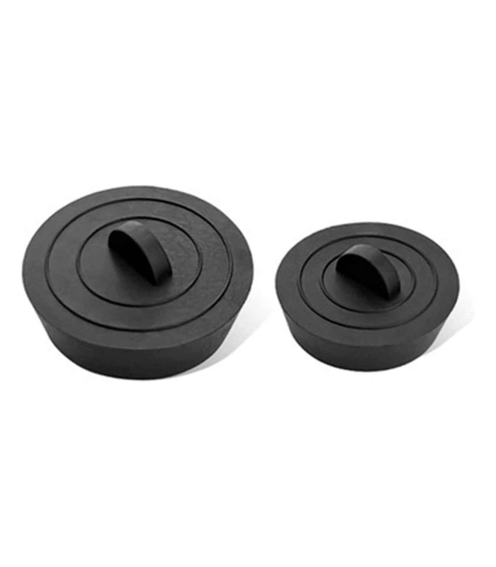 Tradineur - Tapones de Goma para Fregadero - Tapón de Drenaje para Bañera, Cocina y baño - 2 Tamaños 2 Piezas - Ø 5,5 cm / Ø 4,5 cm