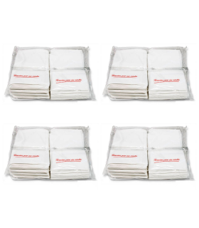 Tradineur - Pack de 4 paquetes de 120 servilletas de papel Mini Service, 1 capa, Gracias por su visita, biodegradables, reciclables, bar, restaurante, hostelería, 17 x 17 cm (Total 480 servilletas)