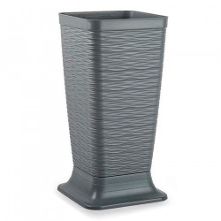 Tradineur - Paragüero de plástico - Estilo Wind - Soporte para paraguas cuadrado para entrada de oficinas, negocios, hogar - 51,