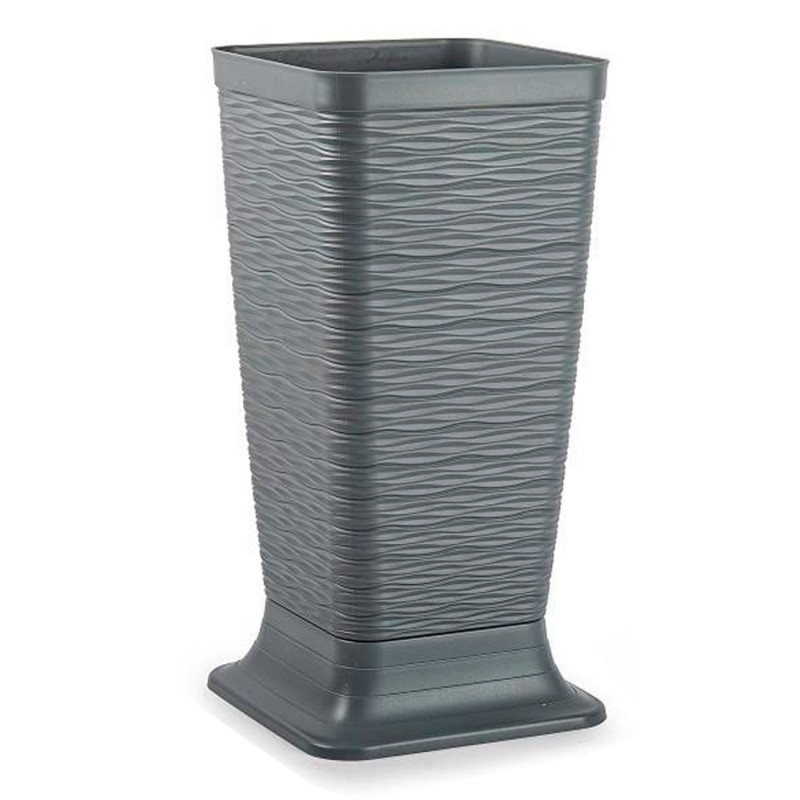 Tradineur - Paragüero de plástico - Estilo Wind - Soporte para paraguas cuadrado para entrada de oficinas, negocios, hogar - 51, Tradineur - Paragüero de plástico - Estilo Wind - Soporte para paraguas cuadrado para entrada de oficinas, negocios, hogar - 51,