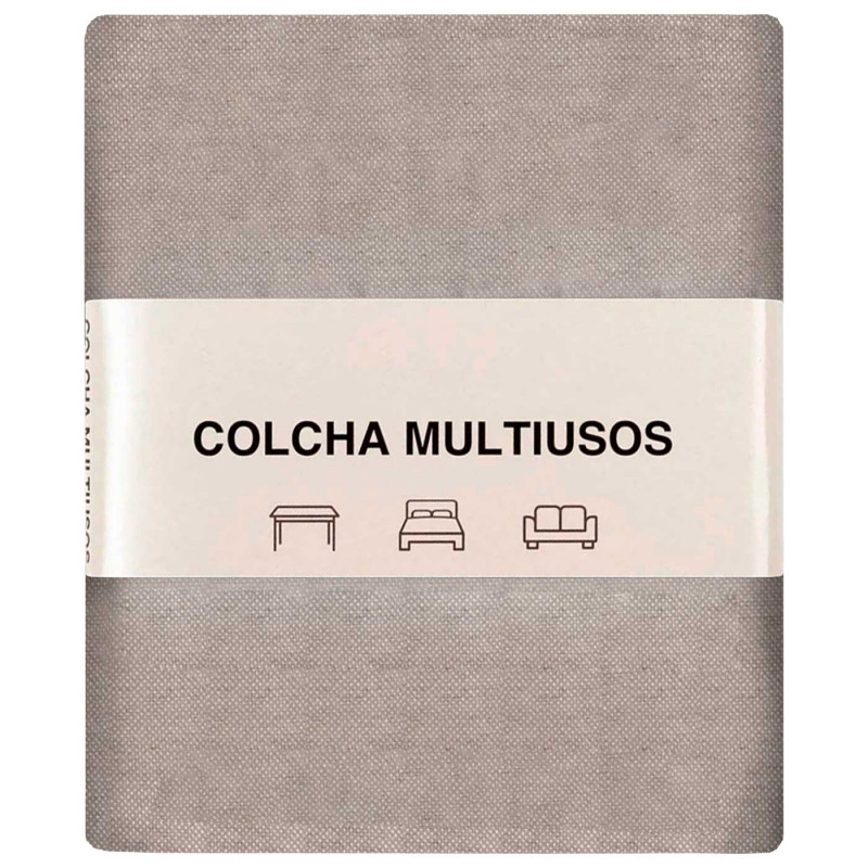 Tradineur - Colcha Multiusos - Fabricada en España - 70% Algodón / 30% Poliéster - Apto para Cama, Muebles y mesas - 270 x 200 c