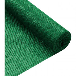 Tradineur - Rollo de malla de sombreo tupida, cierre de ocultación de 120 g/m2, alta resistencia, tela para cercar jardines, fin