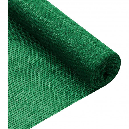 Tradineur - Rollo de malla de sombreo tupida, cierre de ocultación de 120 g/m2, alta resistencia, tela para cercar jardines, fin