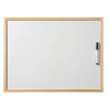 Tradineur - Pizarra Blanca con rotulador - Marco de Madera MDF - Fácil de borrar y colocar - ideal para colegios, tiendas, hogar