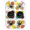 Tradineur - Molde para donuts con 6 cavidades, acero antiadherente, bandeja para hornear rosquillas, repostería, postres, 26,3 x
