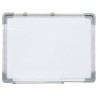 Tradineur - Pizarra magnética de doble cara - Marco de Aluminio - Facil de borrar y colocar - Ideal para colegios, oficinas - 50