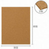 Tradineur - Pack de 6 Láminas de corcho - Grosor de 2 mm - Ideal para decoración, manualidades y organización - 30 x 40 cm 