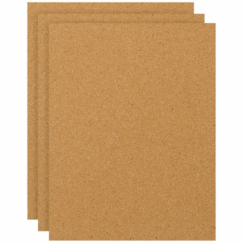 Tradineur - Pack de 3 Láminas de corcho - Grosor de 2 mm - Ideal para decoración, manualidades y organización - 40 x 60 cm Tradineur - Pack de 3 Láminas de corcho - Grosor de 2 mm - Ideal para decoración, manualidades y organización - 40 x 60 cm