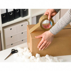 Tradineur - Pack de 6 precintos para embalaje - Multiusos, embalar, sellar, empaquetar, cerrar cajas, resistente al desgarro - 4
