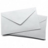 Tradineur - Pack de 15 sobres de papel, solapa triangular, biodegradables, reciclables, enviar invitaciones, boda, cumpleaños, t