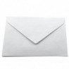 Tradineur - Pack de 15 sobres de papel, solapa triangular, biodegradables, reciclables, enviar invitaciones, boda, cumpleaños, t