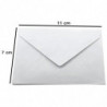 Tradineur - Pack de 15 sobres de papel, solapa triangular, biodegradables, reciclables, enviar invitaciones, boda, cumpleaños, t