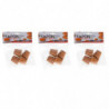 Tradineur - Pack de 12 tapones cónicos de corcho para botellas, garrafas, botes, frascos, bar, restaurante, vino, aceite - 30 x