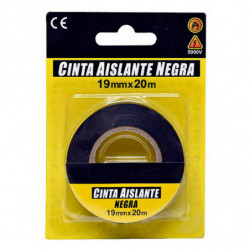Tradineur - Pack de 3 cintas aislantes adhesivas, pvc, instalaciones eléctricas, reparar, proteger y agrupar cables, bricolaje (
