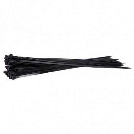 Tradineur - Pack de 60 bridas largas de nylon, bridas universales para organización de cables, reutilizables, resistentes a UV y