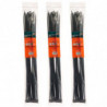 Tradineur - Pack de 60 bridas largas de nylon, bridas universales para organización de cables, reutilizables, resistentes a UV y