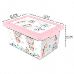 Tradineur - Caja de almacenamiento - Diseño de Volar - Capacidad de 35 Litros - Fabricado en España - Contenedor para almacenar