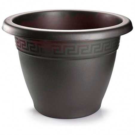 Tradineur - Maceta Redonda "Terracota" - Fabricado en Plástico - Macetero apto para Exterior e Interior del hogar - Ø 30 cm - Co