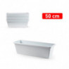 Tradineur - Jardinera "Terracota" - Fabricado en Plástico - PLFT - Macetero apto para Exterior e Interior del hogar - 50 cm - Co
