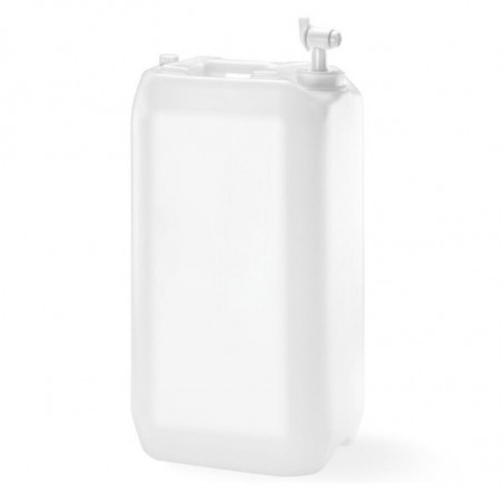 Tradineur - Bidón / Barril con Grifo dispensador de líquido - Capacidad de 30 Litros - Fabricado en PVC - Apto para uso Alimenta