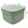 Tradineur - Pack de 6 cajas de madera con tapa - Ideal para Almacenamiento de Joyas y decoración - 4 x 7 x7 cm 
