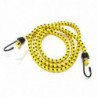 Tradineur - Pack de 2 Pulpos Elásticos trenzados con gancho de plástico - Longitud de 200 cm - Fabricado en goma y PVC - Ø 10 mm
