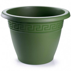 Tradineur - Maceta Redonda "Terracota" - Fabricado en Plástico - Macetero apto para Exterior e Interior del hogar - Ø 50 cm - Co