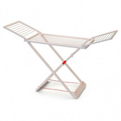 Tradineur - Tendedero plegable de resina con 20 metros espacio de tendido - Soporte para tender ropa, interior o exterior - 180