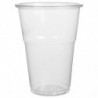 Tradineur - Pack de 48 vasos reutilizables de plástico, 100% reciclables, extra resistentes, higiénicos, apilables - 12 x 9,5 cm