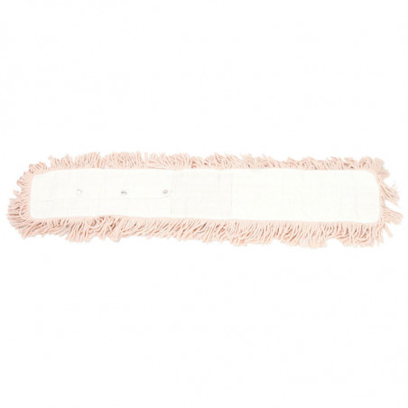 Tradineur - Recambio para mopa de algodón y poliéster, repuesto para fregona, limpieza de suelos, baldosas, baño, hogar (Blanco