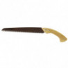Tradineur - Sierra de mano para podar, mango de madera y hoja de 350 mm, dentado japonés, segueta, resistente y ligera, uso fore
