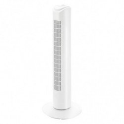 Tradineur - Ventilador de columna de suelo - Rejilla de 44 cm - 3 Velocidad - Oscilante 180º - temporizador de 2h - Idóneo para
